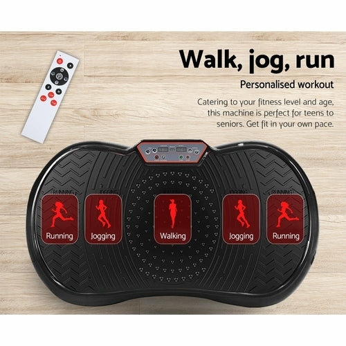 Everfit Vibration Machine Plate Platform Body Shaper Home Gym Fitness