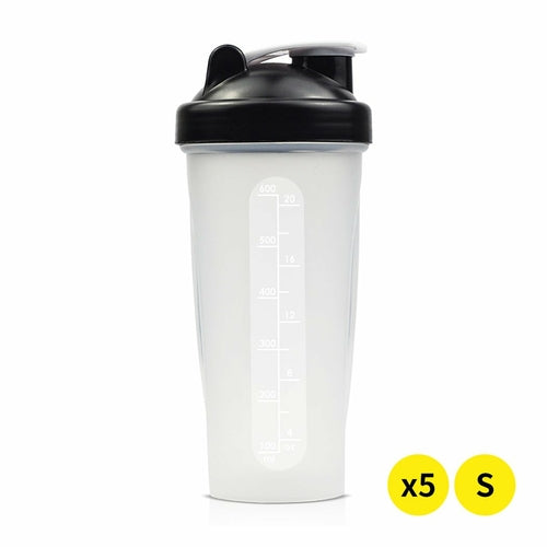5x 700ml GYM Protein Supplement Drink Blender Mixer Shaker Shake Ball